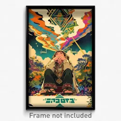 Hebrew Movie Poster - Boy Feeling Fascination, Handsome Greek Clothes (Print)