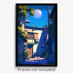 Art Poster - A Celestial Observatory Studying Cosmic Phenomena