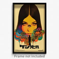 Hebrew Movie Poster - Woman Feeling Discomfort, Urban White Bodysuit (Art Print)