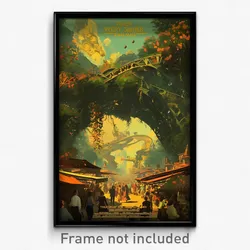 French Movie Poster - Classic Apiary (France Psychedelic Art Retro Film Print)