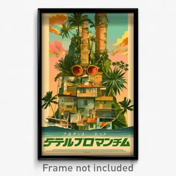 Brazilian Movie Poster - Evergreen Citadel (Brazil Retro Film Art Print)