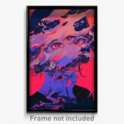 Art Poster - Meager Void (Psychedelic Trippy Weird 11x17 Print)