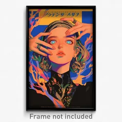 Greek Movie Poster - Woman Feeling Mystified, Orderly Hairband (Art Print)