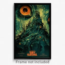 German Movie Poster - Slimy Vestibule (Germany Psychedelic Art Retro Film Print)
