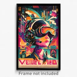 Vietnamese Movie Poster - Virtual Hall (Vietnam Retro Film Art Print)