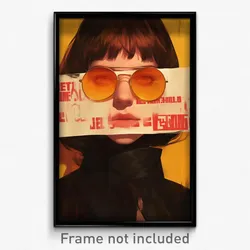 German Movie Poster - Girl Feeling Reluctant, Quixotic Aviator Sunglasses