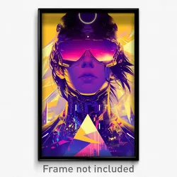 Movie Art Poster - Glossy Movie Theatre (Psychedelic Retro Weird Film Print)
