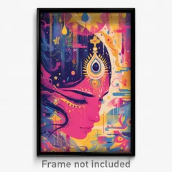 Bollywood Movie Poster - Angelic Hideout (India Retro Hindi Film Art Print)