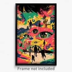 Spanish Movie Poster - Flickering Plastic (Spain Retro Film Art Print)