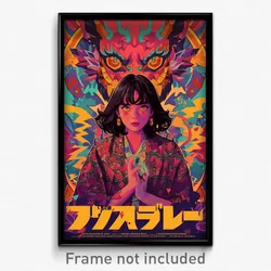 Indonesian Movie Poster - Girl Feeling Hate, Curvy Scrunchie (Art Print)