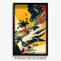 Brazilian Movie Poster - Curvy College (Brazil Psychedelic Art Retro Film Print)