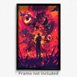 Brazilian Movie Poster - Rosy Garden (Brazil Psychedelic Art Retro Film Print)