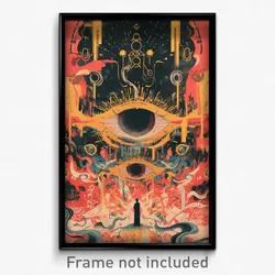 Indonesian Movie Poster - Tiny Dais (Indonesia Psychedelic Art Retro Film Print)