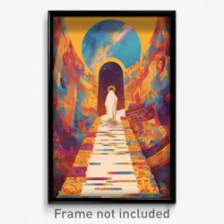 Mexican Movie Poster - Arctic Hallway (Mexico Psychedelic Art Retro Film Print)
