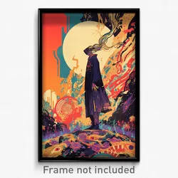 Movie Art Poster - Shifty Forge (Psychedelic Trippy Retro Cartoon Film Print)