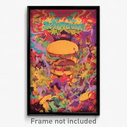 Bollywood Movie Poster - Dim Hamburger (India Retro Hindi Film Art Print)