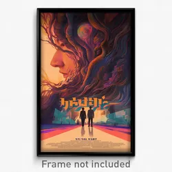 Thai Movie Poster - Dim Hallway (Thailand Psychedelic Art Retro Film Print)