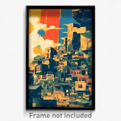 Russian Movie Poster - Impressive Mexican City (Russia Retro Film Art Print)