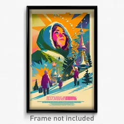 Russian Movie Poster - Arctic Palace (Russia Psychedelic Art Retro Film Print)