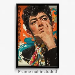 Chinese Movie Poster - Man Feeling Pensiveness, Carefree Neckerchief (Art Print)