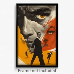 Brazilian Movie Poster - Man Feeling Indignant, Sophisticated Black Necktie