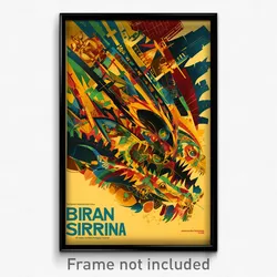 Spanish Movie Poster - Brisk Shire (Spain Psychedelic Art Retro Film Print)