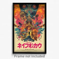 Spanish Movie Poster - Negligible Nave (Spain Psychedelic Art Retro Film Print)
