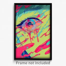 Art Poster - Meek Post (Psychedelic Trippy Weird 11x17 Print)