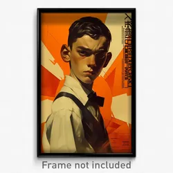Spanish Movie Poster - Boy Feeling Stubborn, Astonishing Black Bowtie (Print)