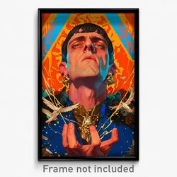 Russian Movie Poster - Man Feeling Anger, Second Hand Gold Earrings (Art Print)