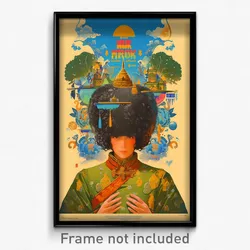 Vietnamese Movie Poster - Boy Feeling Anticipating, Bulky Fur Hat (Art Print)