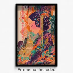 Vietnamese Movie Poster - Pink Chantry (Vietnam Retro Film Art Print)