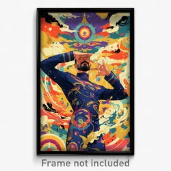Bollywood Movie Poster - Man Feeling Self Loathing, Grandiose Leotard (Print)