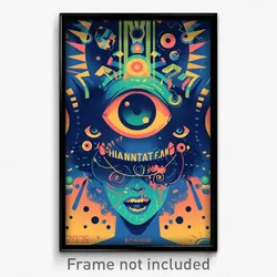 Brazilian Movie Poster - Frightening Neutron (Brazil Retro Film Art Print)