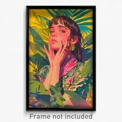 Spanish Movie Poster - Girl Feeling Attraction, Adorable Pink Neckerchief