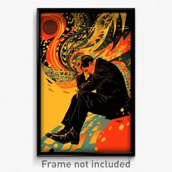 Greek Movie Poster - Man Feeling Patience, Small German Clothes (Art Print)