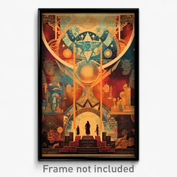 Hebrew Movie Poster - Modern Boiler Room (Israel Retro Film Art Print)