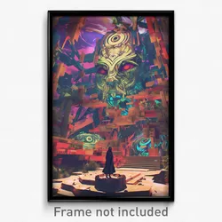 Movie Art Poster - Authentic Catwalk (Psychedelic Retro Weird Film Print)