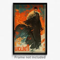 Vietnamese Movie Poster - Man Feeling Kind, Mysterious Fur Trimmed Cape (Print)