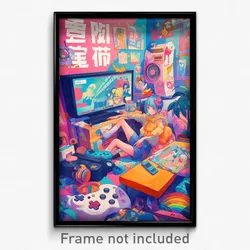 Chinese Movie Poster - Fluffy Fest (China Psychedelic Art Retro Film Print)