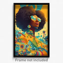 Brazilian Movie Poster - Sunny Pound (Brazil Psychedelic Art Retro Film Print)