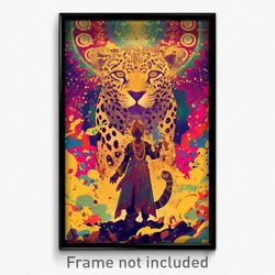 Bollywood Movie Poster - Boy Feeling Modesty, Ambitious Animal Costume (Print)