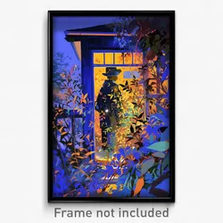 Art Poster - Sparkling Home (Psychedelic Trippy Weird 11x17 Print)