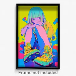 Anime Art Poster - Man Feeling Weak Wearing Loud Brown Footwear (Print)