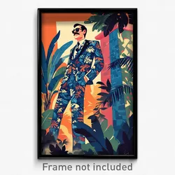 Mexican Movie Poster - Man Feeling Desire, Advanced Expressive Clothes (Print)