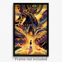 Mexican Movie Poster - Lonely Puppy (Mexico Psychedelic Art Retro Film Print)