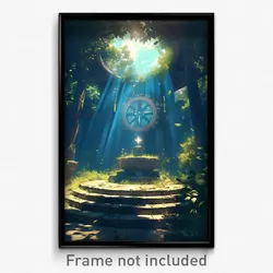Art Poster - A Mystical Compass Pointing Toward Destiny