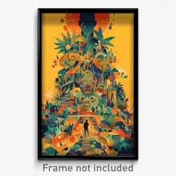 Brazilian Movie Poster - Beloved Chair (Brazil Psychedelic Art Retro Film Print)
