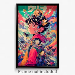 Bollywood Movie Poster - Boy Feeling Alienation, Animated Mini Hat (Art Print)