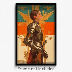 Spanish Movie Poster - Boy Feeling Joviality, Prestigious Armored Dress (Print)